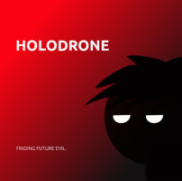 Graphic design for Holodrone promotional poster